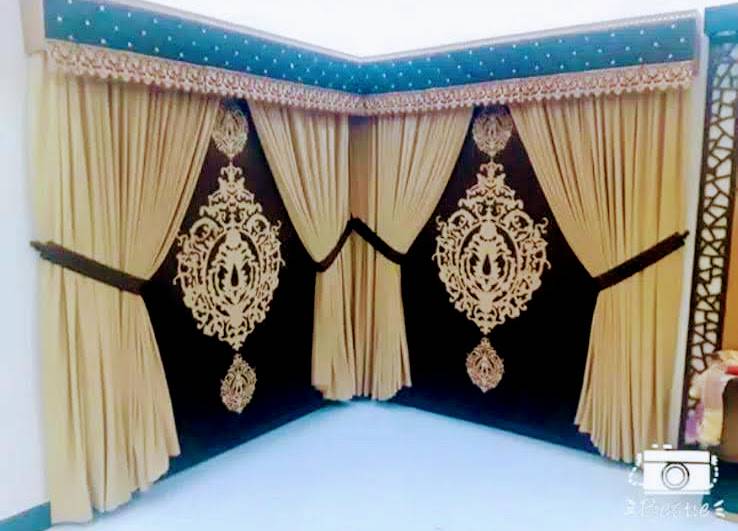 Double bunch curtain