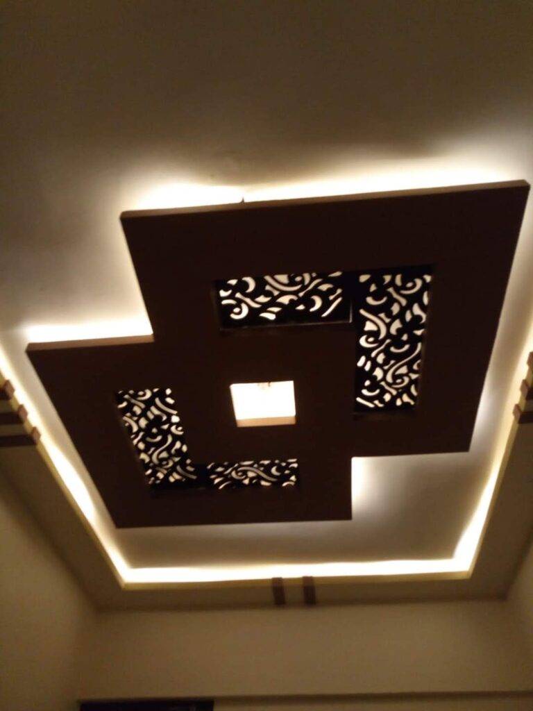 Wood false ceiling