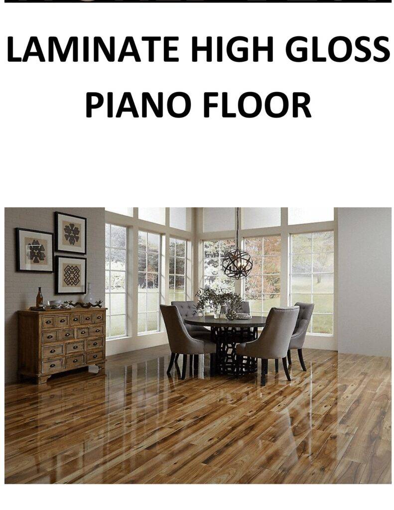 Laminate wooden floor