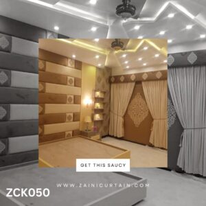 Appealing Light & Dark Brown Curtain Blinds With Blackout
