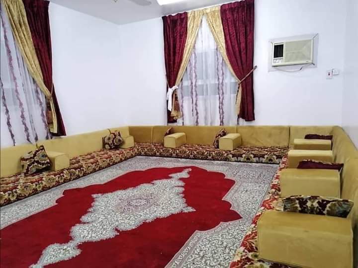 arabian sitting with rugs