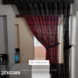 Stylish Maroon Curtain