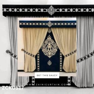 Cream Theme Dodge Style Bunch Curtain Blind