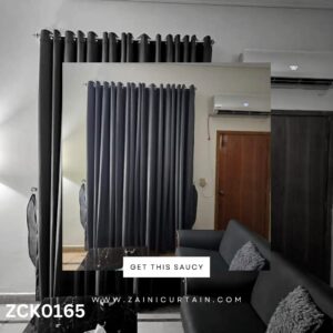 Plain Grey Curtain