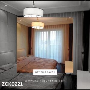 Best Brown and Camel Color Curtain and Blind Set