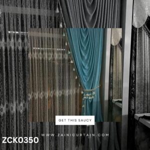 Pine Green with dark background Curtain Blind