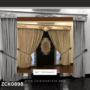 Pillars Style Center Bunch Curtain Blind