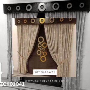 Diamond Header with Light Dark Theme Curtain Blind