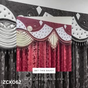 Jacquard Curtains and Blind Set