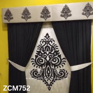 Black & White Lounge Curtain