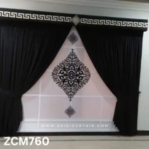 Black & White Lounge Curtain