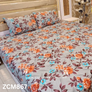 Pretty Printed Bedsheet Design - zainicurtain.pk