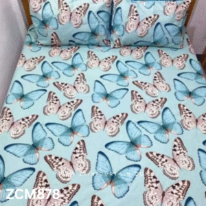 Beautiful Butterfly Design Bedsheet Online in Pakistan