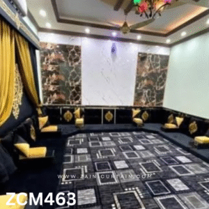 Simple Arabic Majlis Design for Living Room